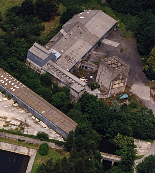 Ruines du moulin d'Elorn en mai 1997