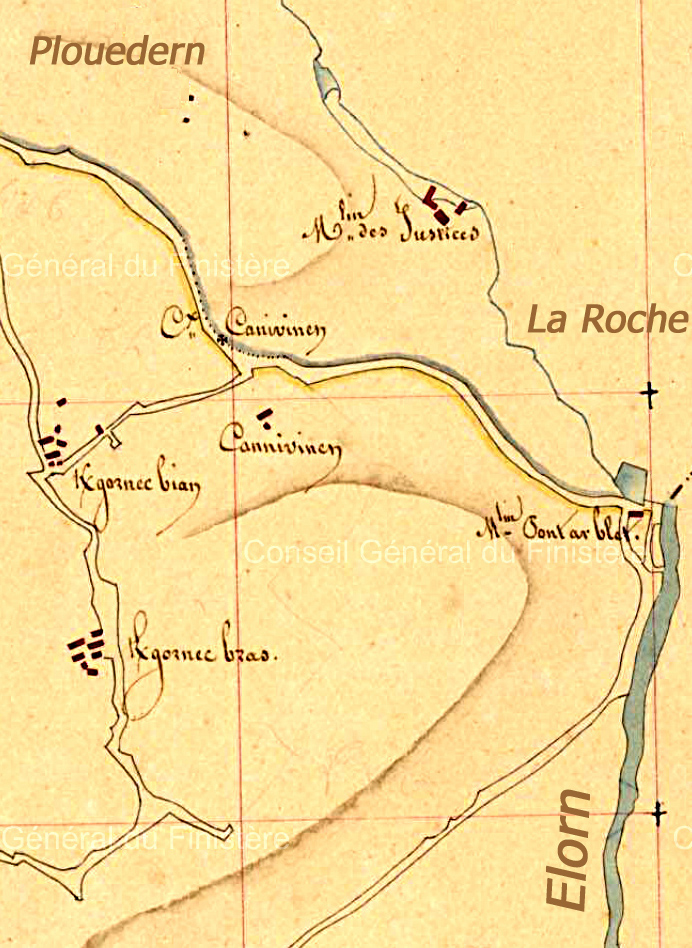Cadastre napoléonien de Plouedern 1827