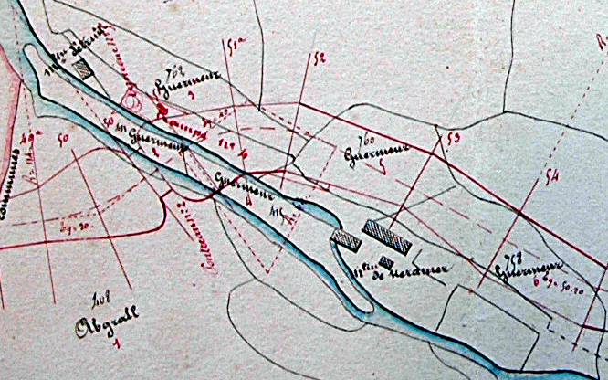 Plan parcellaire de 1852