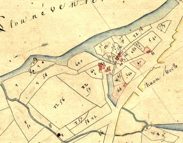 Plan du cadastre ancien de 1811