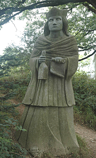 Saint Yves à la Vallée des Saints. Photo A. Croguennec