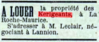 Dépêche de Brest du 31/3/1908