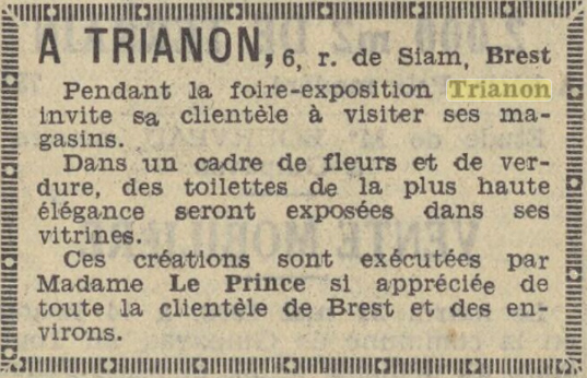 Dépêche de Brest du 26/5/1938