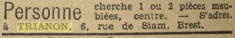 Dépêche de Brest du 14/4/1943