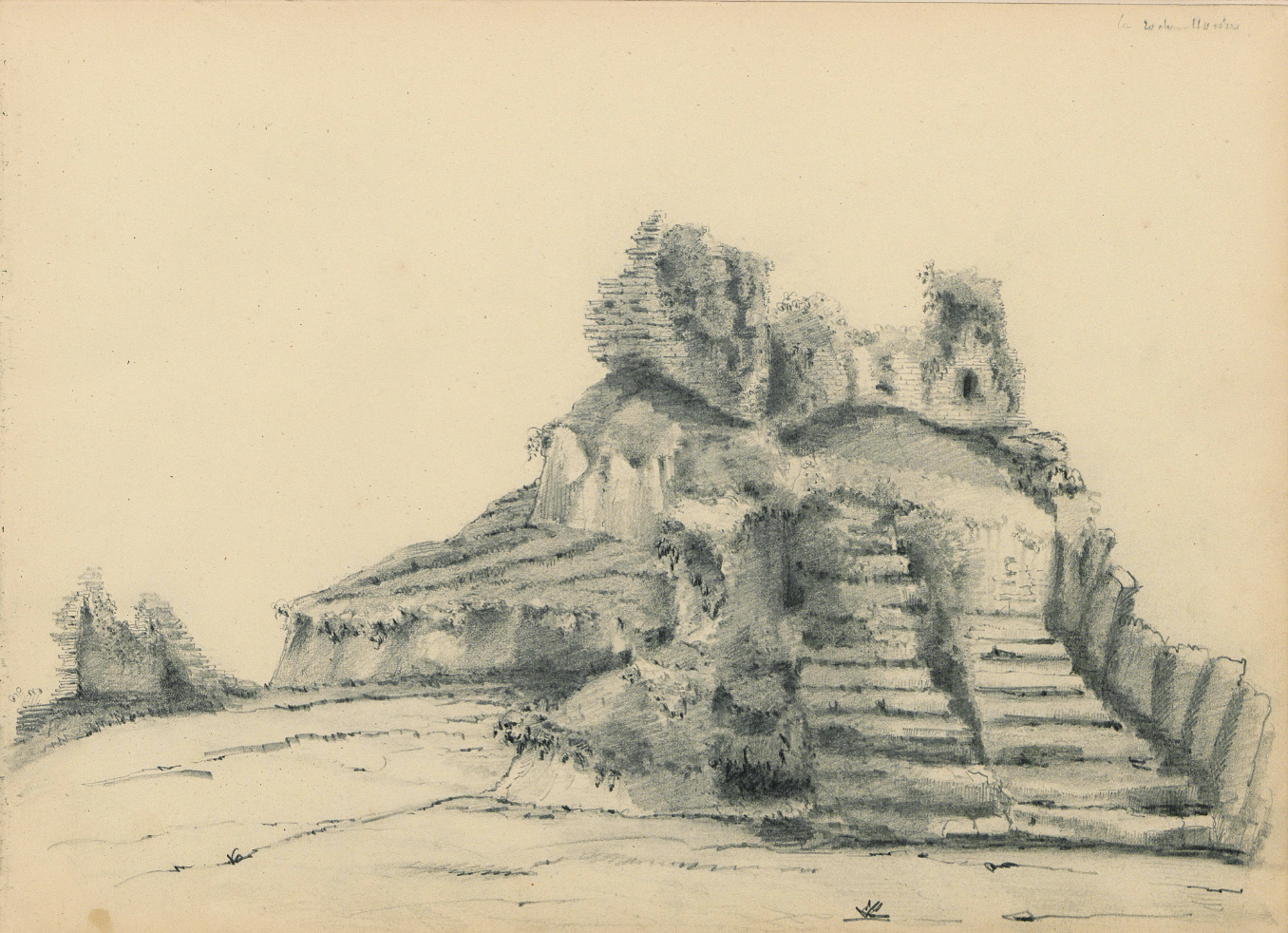 Le château - dessin de Fréminville