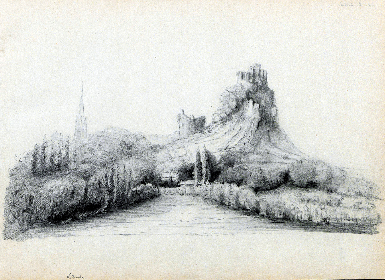 Le château - dessin de Fréminville