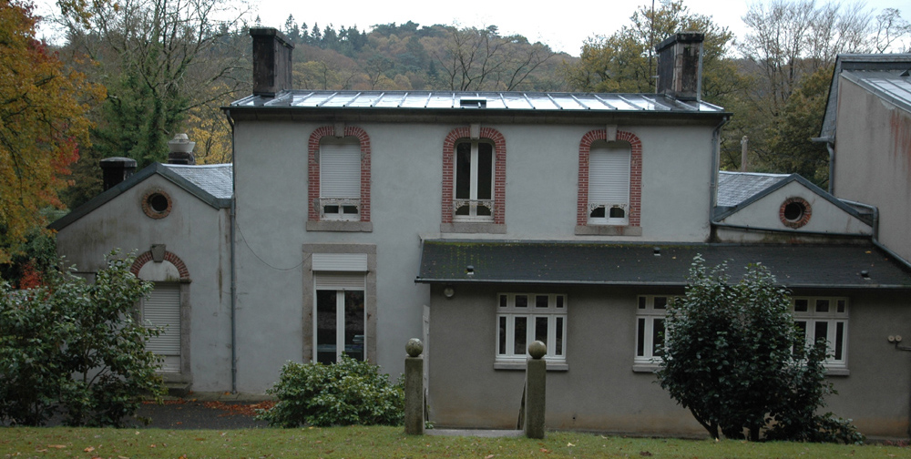 Kerlys à La Roche-Maurice - arrière du manoir - Photo A. Croguennec 5/11/2018