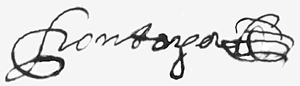 Signature de Guillaume Le Pontois