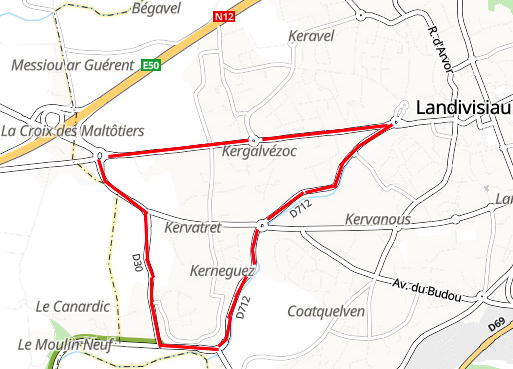 Circuit de l'Elorn à Landivisiau