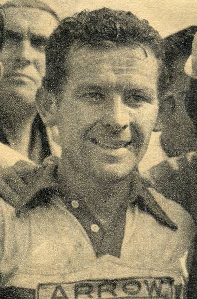 Joseph Thomin né le 30 juin 1931 à Ploudaniel et décédé le 16 décembre 2018. Vainqueur à La Roche en 1950. Photo Internet.