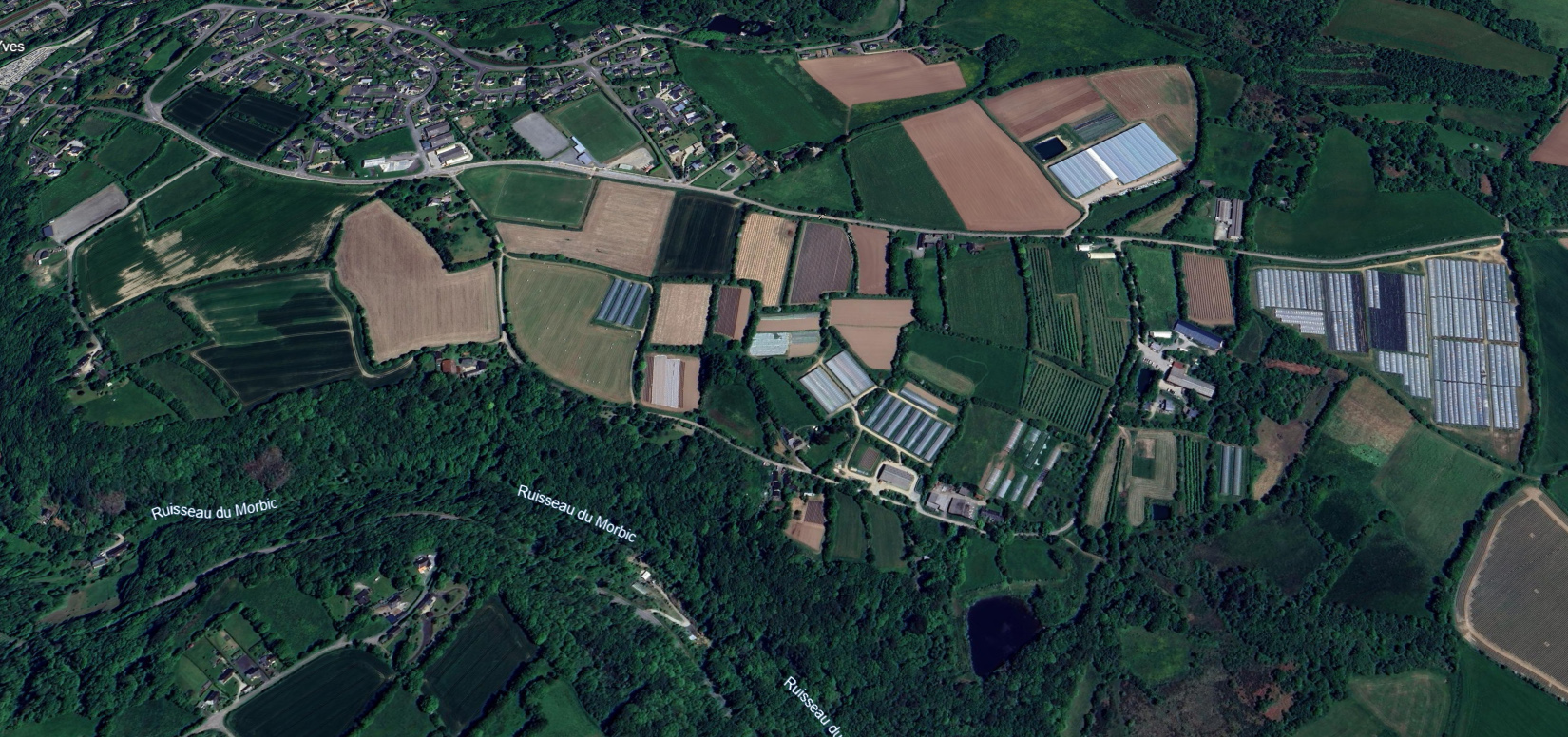 Google Earth - vue aérienne récente