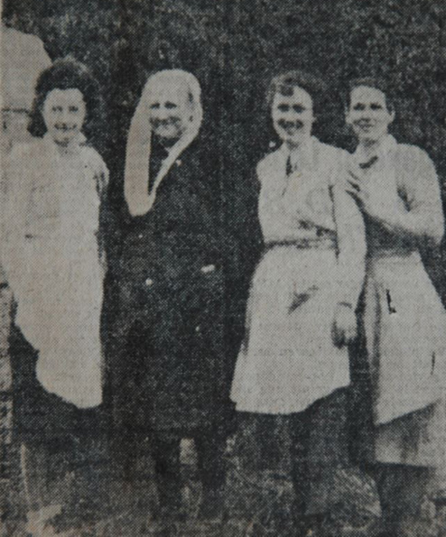 Mme Berregar - Photo Télégramme du 28/11/1949