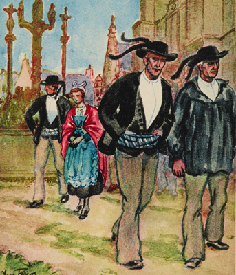 Costume du pays Chelgenn à St-Thegonnec