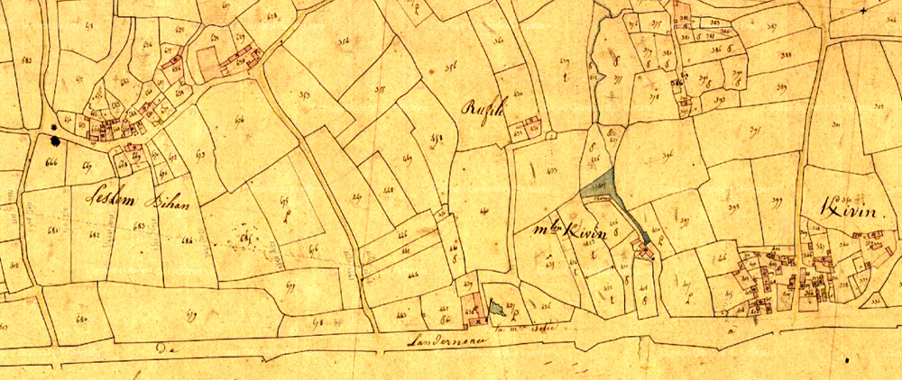 Plan du cadastre napoléonien de 1828