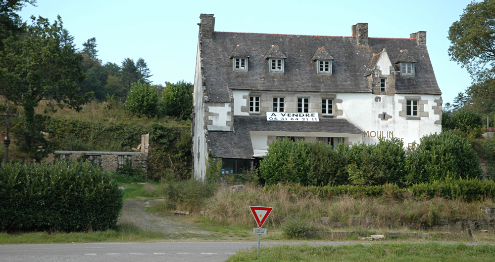Le moulin de Brezal à vendre : le 4/9/2014 - photo A. Croguennec