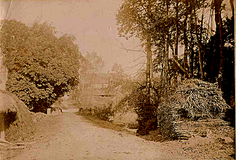 Pont et moulin en 1909