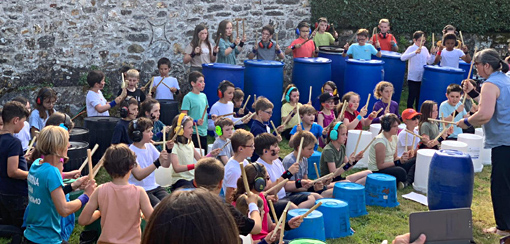 Batucada le 10/6/2023, d'après une photo de Lénaïc Blandin