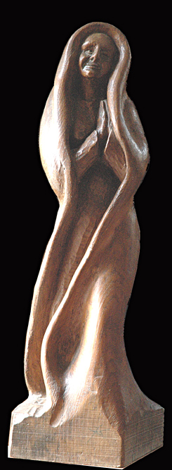 La vierge avec le visage de Mme Gourlaouen