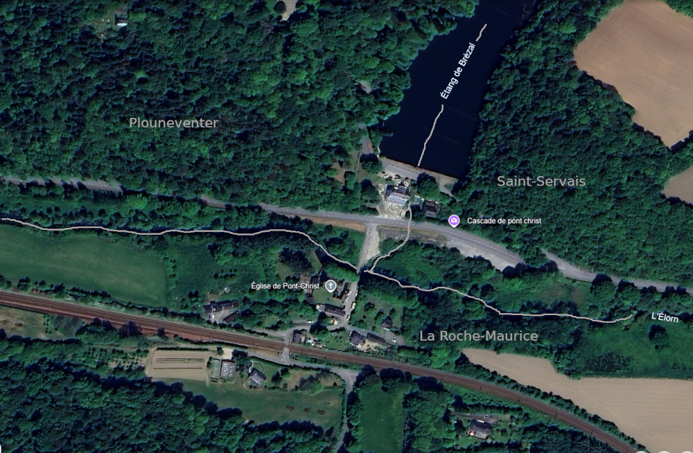 Pont-Christ, La Roche, Plouneventer, St-Servais