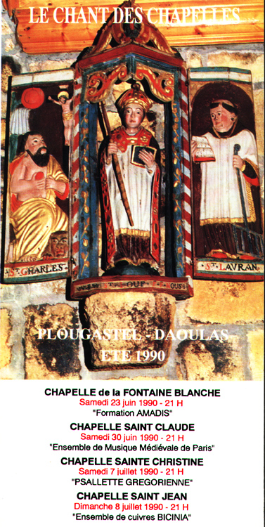 Le chant des chapelles de Plougastel en 1990