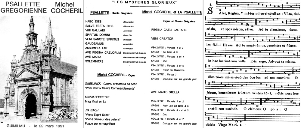 Concert de Guimiliau en 1991