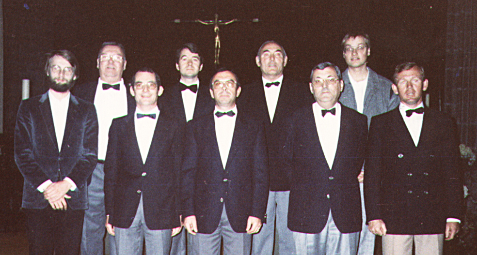 Le groupe en 1986 à Quimper