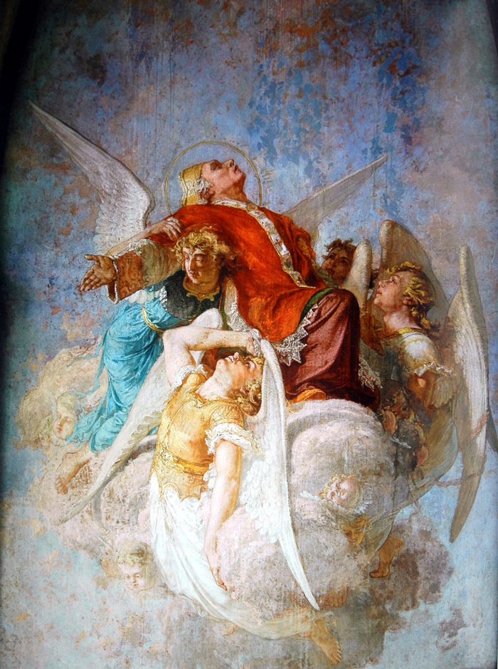 Le ravissement de Saint-Corentin (détail)