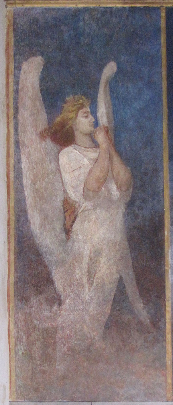 Ange de gauche après restauration - Photo Géraldin Fray