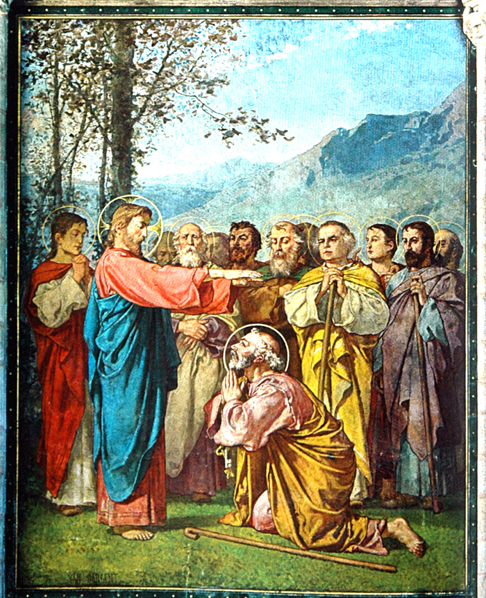 Jésus-Christ donnant les clés à Saint Pierre
